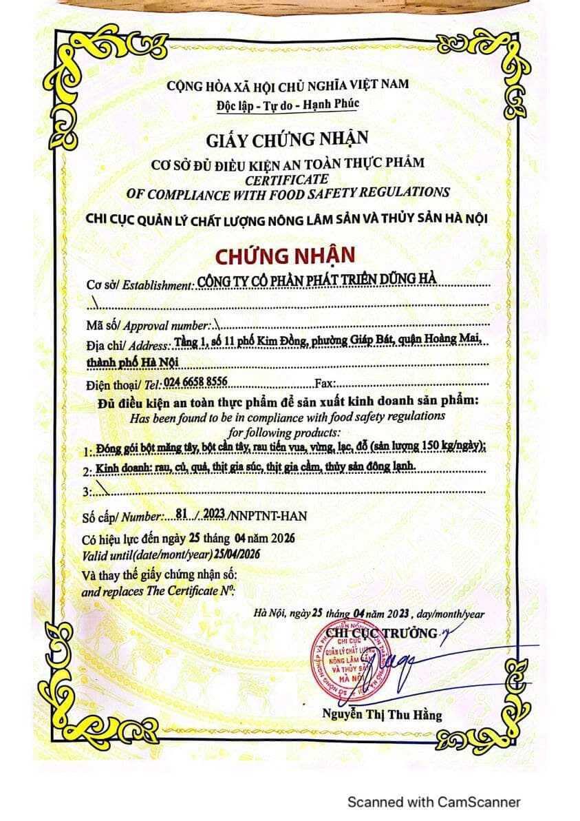 giay-chung-nhan-que-thanh-kho-nong-san-dung-ha-dat-chuan-ve-sinh-an-toan-thuc-pham