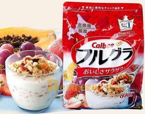 ngu cốc calbee